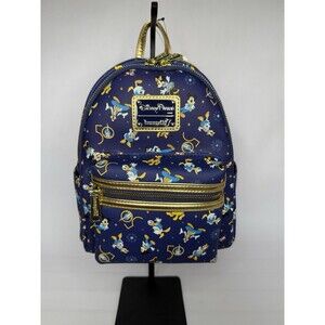 Disney World 50th Anniversary Mickey and Friends Loungefly Backpack Purse NEW